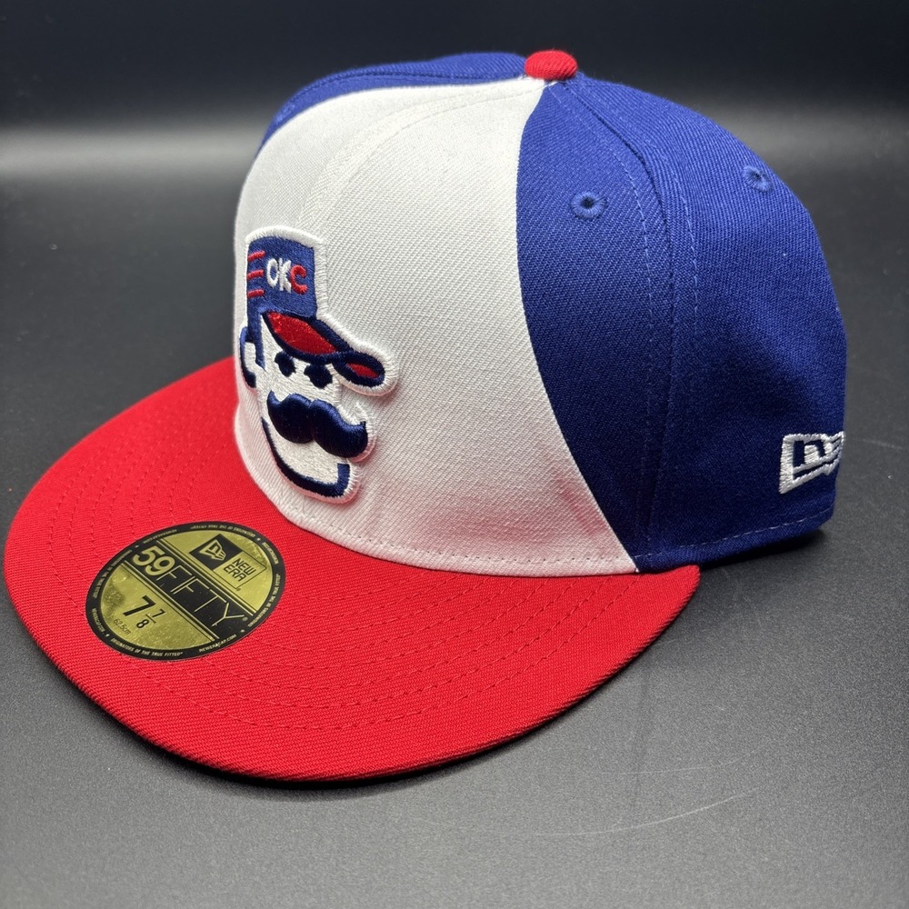 Oklahoma City Comets Hat Cap New Era 59Fifty OKC Abner 89er Fitted 7 7/8 MiLB - Picture 3 of 6